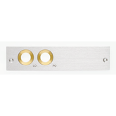 Dual 4.4mm Faceplate